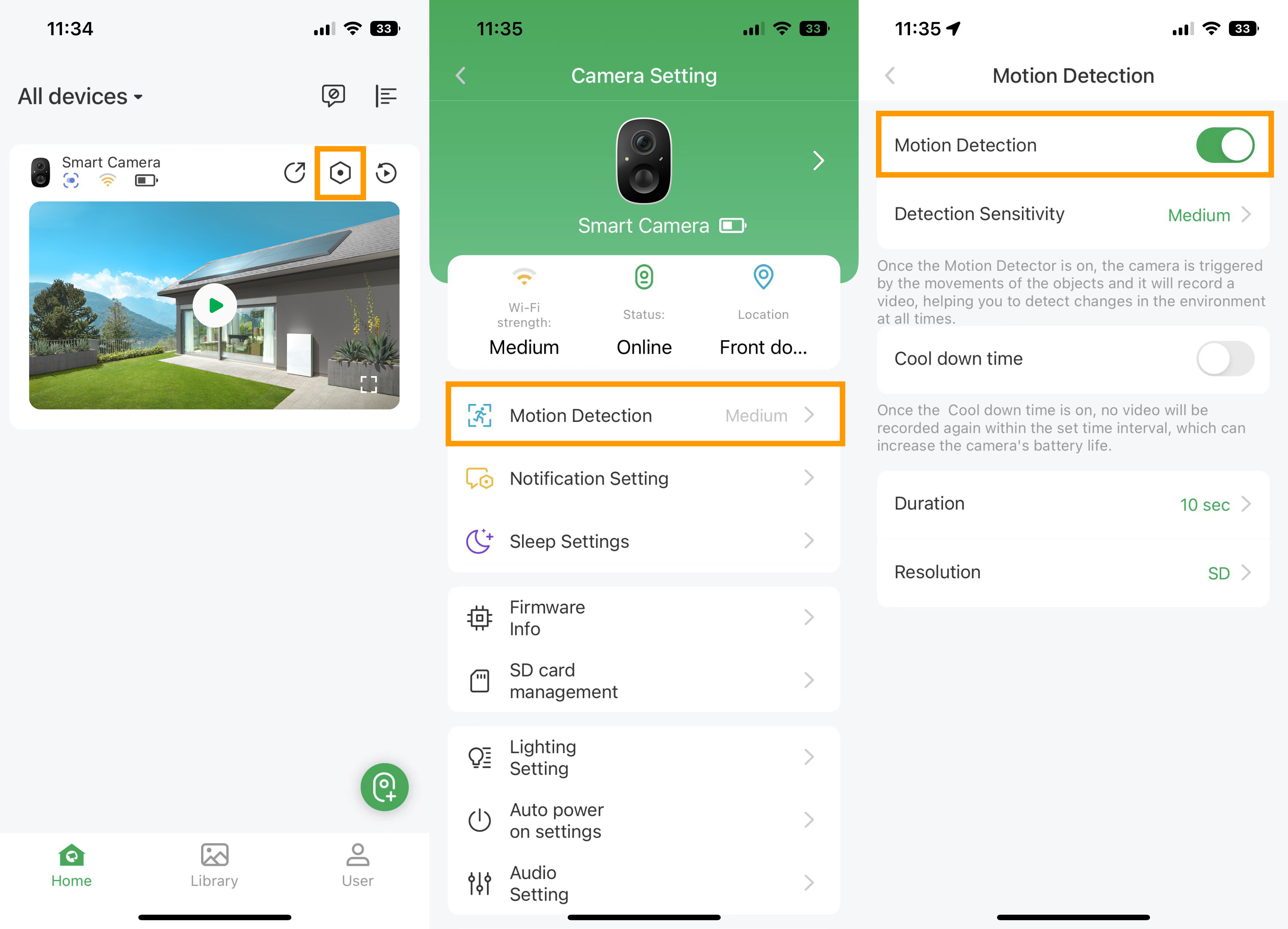How to enable motion detection? Help Center